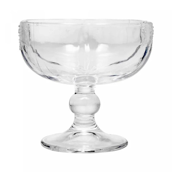 Imagem CONJUNTO 4 TAÇAS PARA SOBREMESA LINES BUTTERFLY 240ML EM VIDRO 10X10X10 CM - WOLFF