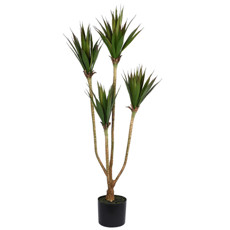 Imagem de PLANTA DECORATIVA SISAL COM 4 TRONCOS E FOLHAGEM EM PLÁSTICO VERDE 120X33 CM - GRILLO - Grillo Ltda