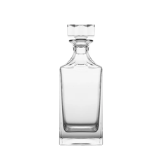 Imagem de GARRAFA PARA WHISKY EM VIDRO LISO TRANSPARENTE 850ML 27X9X9 CM - CROSS - Cross Comercial Ltda