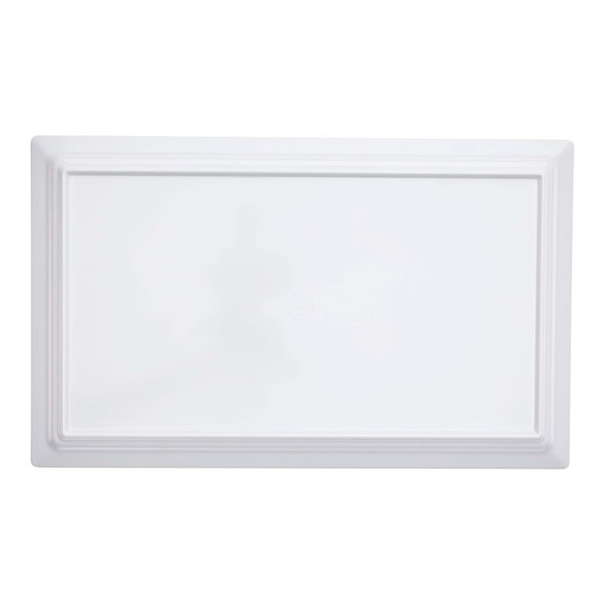 Imagem TRAVESSA RETANGULAR GASTRONORM EM MELAMINA BRANCA 53X32X3 CM - HAUS