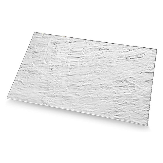 Imagem TÁBUA RETANGULAR STONE EM MELAMINA BRANCA 52X32X1 CM - HAUS