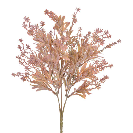 Imagem BUQUÊ DECORATIVO DE FLOR-ESTRELA LARANJA EM PLÁSTICO MOLDÁVEL 40X12 CM - GRILLO