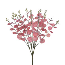 Imagem de BUQUÊ DECORATIVO DE EUCALIPTO COR OUTONO EM PLÁSTICO MOLDÁVEL 50X22 CM - GRILLO - Grillo Ltda