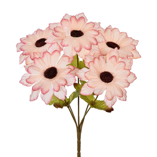 Imagem BUQUÊ DECORATIVO EM PLÁSTICO MOLDÁVEL DE GERBERA LAVANDA OUTONO 30X14 CM - GRILLO
