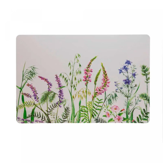 Imagem LUGAR AMERICANO RETANGULAR JARDIM COLORIDO EM PLÁSTICO 43X28 CM - LYOR