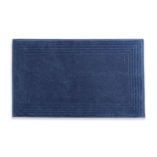 Imagem TOALHA DE PISO ADRIATICO EM ALGODÃO LINEE AZUL 80X48 CM - TRUSSARDI