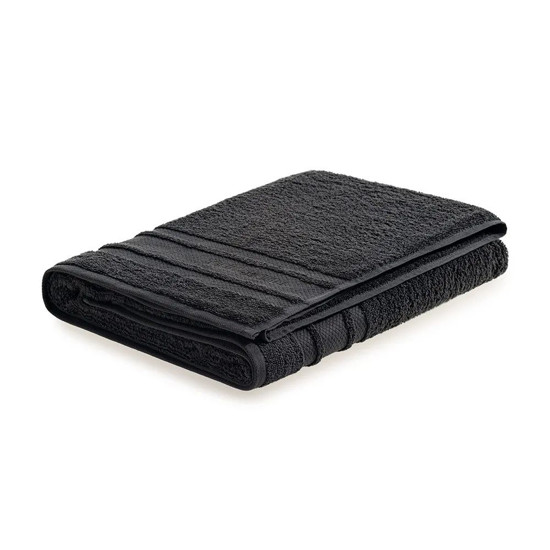 Imagem TOALHA DE ROSTO FELPUDO LECCE EM ALGODÃO CINZA 80X48 CM - TRUSSARDI