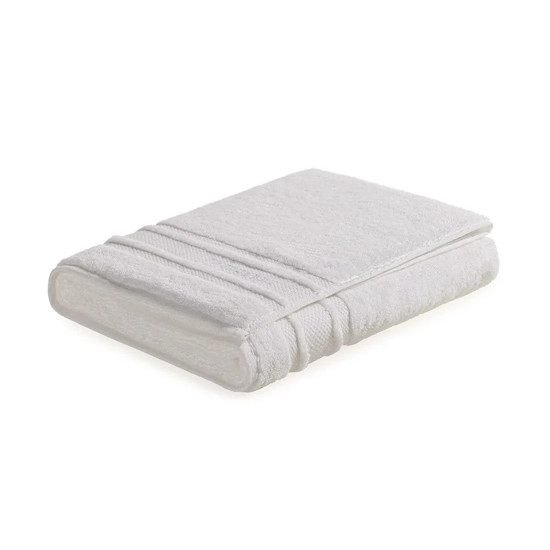 Imagem TOALHA BANHÃO FELPUDO LECCE EM ALGODÃO BRANCO 150X86 CM - TRUSSARDI