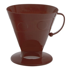 Imagem de PORTA FILTRO COM ADAPTADOR EM PLÁSTICO MARROM PARA CAFÉ - PARAMOUNT INDUSTRIA - Paramount Ind E Com De Plast Ltda