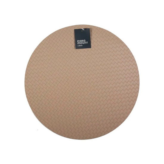 Imagem LUGAR AMERICANO PREMIUM TRAMA COR NUDE EM PVC 38X38 CM - PARAMOUNT INDUSTRIA