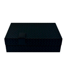 Imagem de CAIXA RETANGULAR DECORATIVA COR PRETO EM MDF 7X30X15 CM - PARAMOUNT INDUSTRIA - Paramount Ind E Com De Plast Ltda
