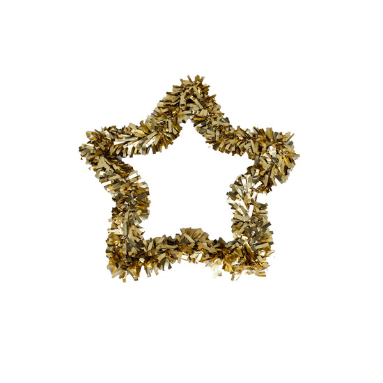 Imagem GUIRLANDA NATALINA DECORATIVA CHAMPAGNE PARA PENDURAR 44X47X5 CM - GRILLO 58910