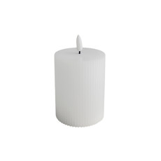 Imagem de VELA DECORATIVA BRANCA DE LED AMARELO 13X7 CM - GRILLO 59225 - Grillo Ltda