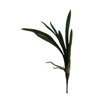 Imagem de HASTE FOLHAGEM VERDE LONGA DECORATIVA EM PLÁSTICO 55X5 CM - GRILLO 58927 - Grillo Ltda