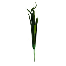 Imagem de HASTE FOLHAGEM VERDE LONGA DECORATIVA EM PLÁSTICO 65X5 CM - GRILLO 58969 - Grillo Ltda