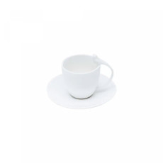 Imagem de CONJUNTO 6 XÍCARAS BIRDS 85ML COM PIRES EM PORCELANA BRANCA 6X8X7 CM - WOLFF - Rojemac Impotacao E Exportacao Ltda