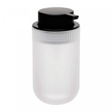 Imagem de PORTA SABONETE LÍQUIDO NORDICO FROST 320ML EM VIDRO FOSCO 15X8X8 CM - LYOR - Coliseu Presentes Ltda