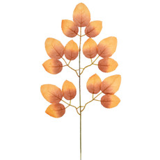 Imagem de HASTE DECORATIVA DE FOLHAS AMARELAS DE ROSEIRA EM PLÁSTICO MOLDÁVEL - GRILLO - Grillo Ltda