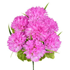 Imagem de BUQUÊ DECORATIVO DE CRISÂNTEMO GIGANTE LAVANDA EM PLÁSTICO MOLDÁVEL 43X25CM - GRILLO - Grillo Ltda