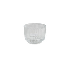 Imagem de MINI VASO DECORATIVO EM VIDRO TRANSPARENTE 7X9 CM - GRILLO 58263 - Grillo Ltda