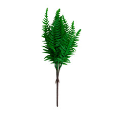 Imagem de HASTE FOLHAGEM VERDE CURTA DECORATIVA EM PLÁSTICO 40X5 CM - GRILLO 58373 - Grillo Ltda