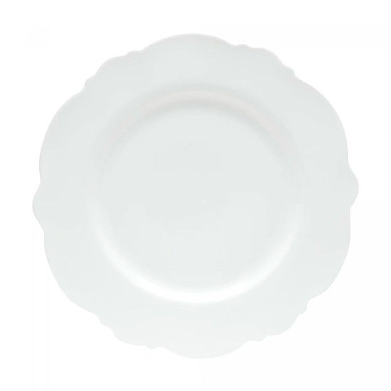 Imagem CONJUNTO MALDIVAS 6 PRATOS RASOS EM PORCELANA BRANCA 27X27 CM - WOLFF