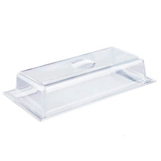 Imagem de PORTA BOLOS PÃES E DOCES RETANGULAR EM ACRÍLICO IBIZA 9X38X19 CM - KZA INDUSTRIA - Kza Industria E Comercio Ltda Epp