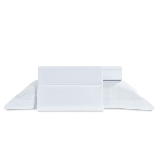 Imagem JOGO DE LENÇOL QUEEN 4 PEÇAS EM POLIÉSTER BRANCO - JOLITEX TERNILLE