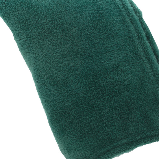 Imagem MANTA CASAL VERDE ESMERALDA EM POLIÉSTER 180X220 CM - CORTTEX