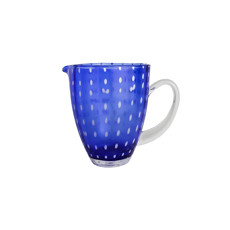 Imagem de JARRA DE VIDRO ORQUIDEA AZUL 1,5L 18X21X14 CM - WOLFF - Rojemac Impotacao E Exportacao Ltda