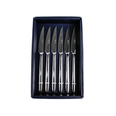 Imagem de CONJUNTO VIENA 6 FACAS PARA CHURRASCO EM AÇO INOX - WOLFF - Rojemac Impotacao E Exportacao Ltda