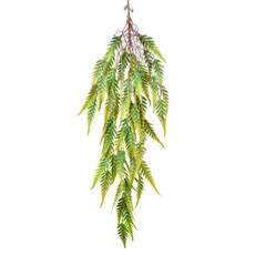 Imagem de PENDENTE DECORATIVO DE FOLHAS AMARELO VERDE EM PLÁSTICO 110X20 CM - GRILLO - Grillo Ltda