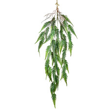Imagem de PENDENTE DECORATIVO DE FOLHAS VERDE EM PLÁSTICO 110X20 CM - GRILLO - Grillo Ltda
