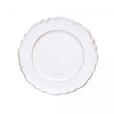 Imagem de SOUSPLAT MOON PATINADO EM PLÁSTICO BRANCO 25X25 CM - LYOR - Coliseu Presentes Ltda