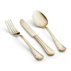 Imagem de FAQUEIRO LACE 101 PEÇAS EM AÇO INOX CHAMPANGNE GOLD - ST JAME - St James Industrial Ltda