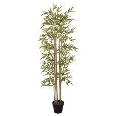 Imagem de PLANTA BAMBÚ IMPERIAL VERDE COM TRONCO NATURAL NO POTE EM PLÁSTICO 195X60CM - GRILLO - Grillo Ltda