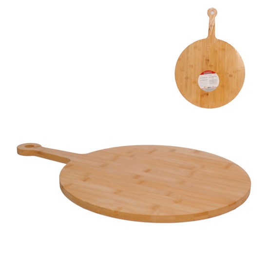 Imagem TÁBUA PARA PIZZA EM BAMBÚ 58X40CM - HAÜSKRAFT