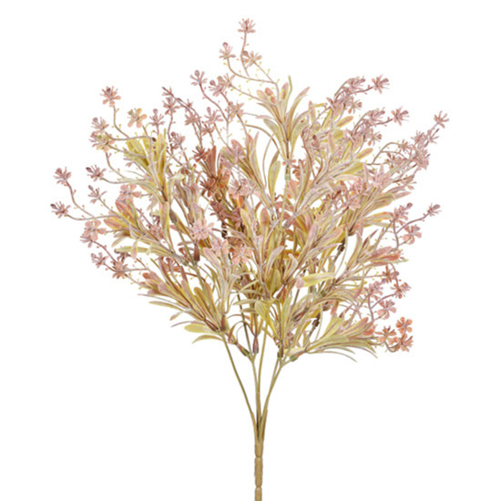 Imagem BUQUÊ PERMANENTE DE FLOR-ESTRELA VERDE OUTONO EM PLÁSTICO 40X12CM - GRILLO