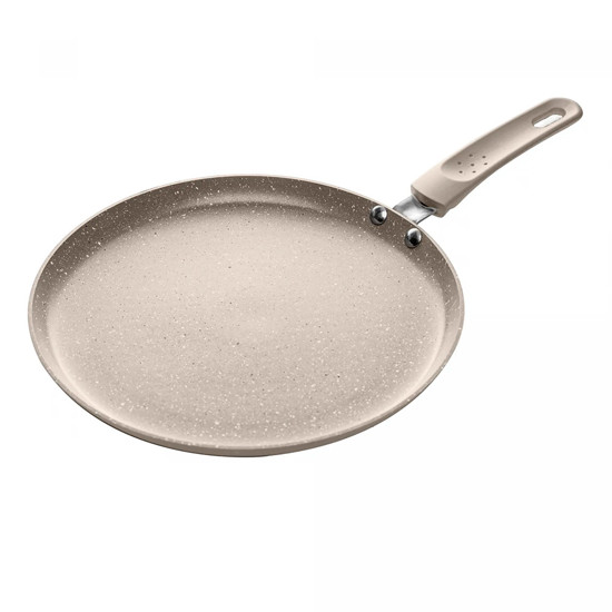 Imagem TAPIOQUEIRA DE INDUÇÃO CHEF PRO TAUPE ALUMÍNIO REVESTIDA EM CERÂMICA 6X40X24CM - LYOR
