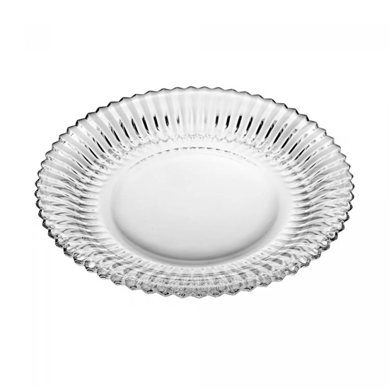 Imagem CONJUNTO 4 PRATOS EM CRISTAL DE CHUMBO PARA SOBREMESA IMPERATRIZ 20CM - WOLFF