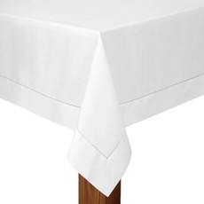 Imagem de TOALHA DE MESA MIAMI QUADRADA 8 LUGARES EM POLIÉSTER BRANCO 180X270CM - COPA&CIA - Copa Industrial Ltda