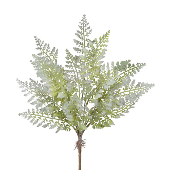 Imagem BUQUÊ DECORATIVO DE GRAMA SILVESTRE CINZA EM PLÁSTICO MOLDÁVEL 42X26CM - GRILLO