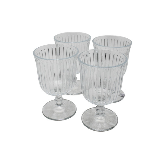 Imagem JOGO DE 4 TAÇAS PARA VINHO JOY 260ML EM VIDRO 13X8X8 CM - FULL FIT