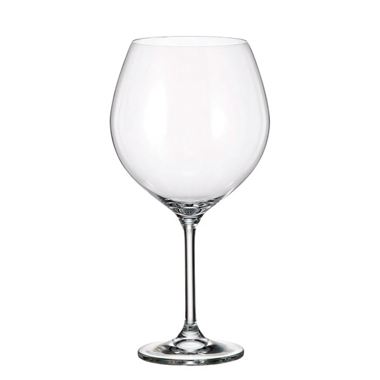 Imagem CONJUNTO CREX 6 TAÇAS PARA VINHO TINTO 750ML EM CRISTAL 24X11X11CM - CRYSTAL BOHEMIA