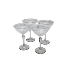 Imagem de JOGO DE 4 TAÇAS JOY 230ML PARA MARTINI EM VIDRO 16X11X11CM - FULL FIT - Full Fit Industria Importacao E Comercio Ltda.