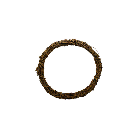 Imagem GUIRLANDA DECORATIVA FINA EM MADEIRA 40X40X5 CM - FLORAL ATLANTA