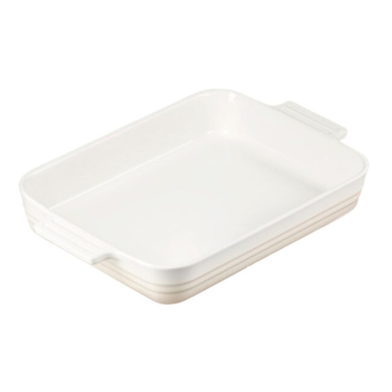 Imagem TRAVESSA RETANGULAR MERINGUE CLÁSSICA EM CERÂMICA 5,9X39,2X25,2CM - LE CREUSET