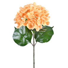 Imagem de HASTE DECORATIVA DE HORTENSIA REAL TOQUE BEGE EM PLÁSTICO MOLDÁVEL 66X17CM - GRILLO - Grillo Ltda