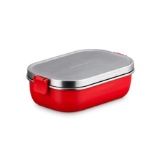 Imagem de LANCHEIRA 900ML OTG VERMELHA EM AÇO INOX 6,4X21,8X15,3CM - LE CREUSET - Le Creuset Do Brasil 