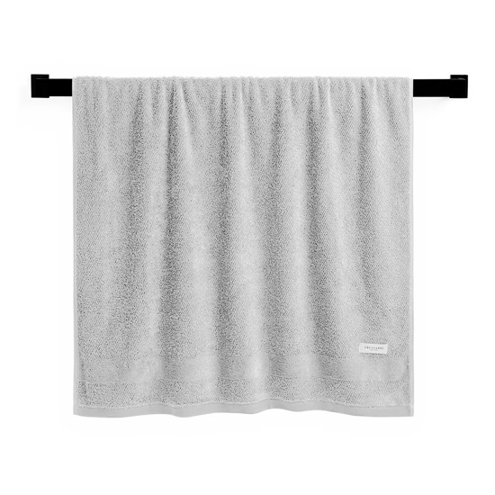 Imagem TOALHA DE ROSTO BORGIA EM ALGODÃO VELUDO BRANCO GELO 80X48CM - TRUSSARDI